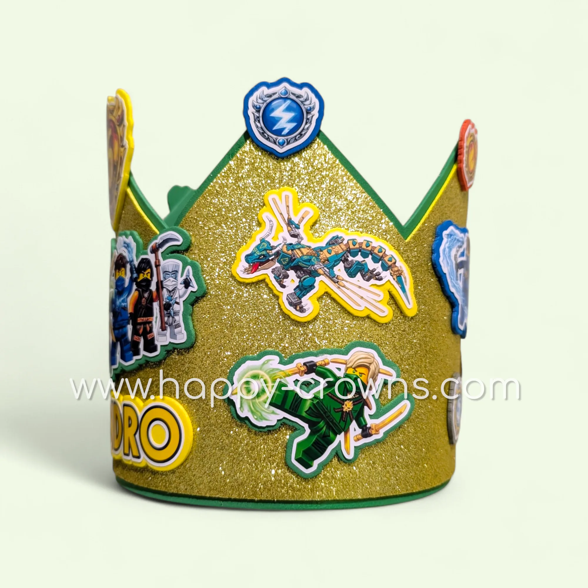 Corona de cumpleaños Ninjago personalizada — 2