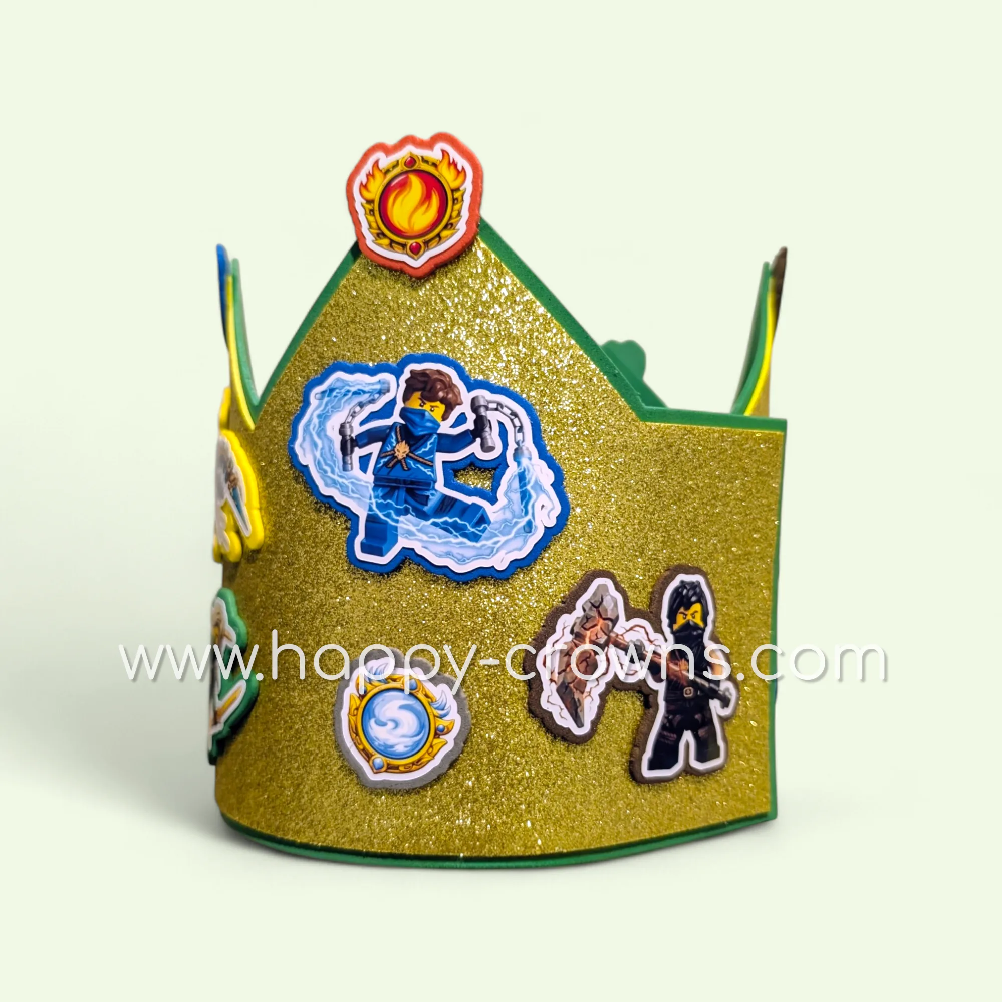 Corona de cumpleaños Ninjago personalizada — 3