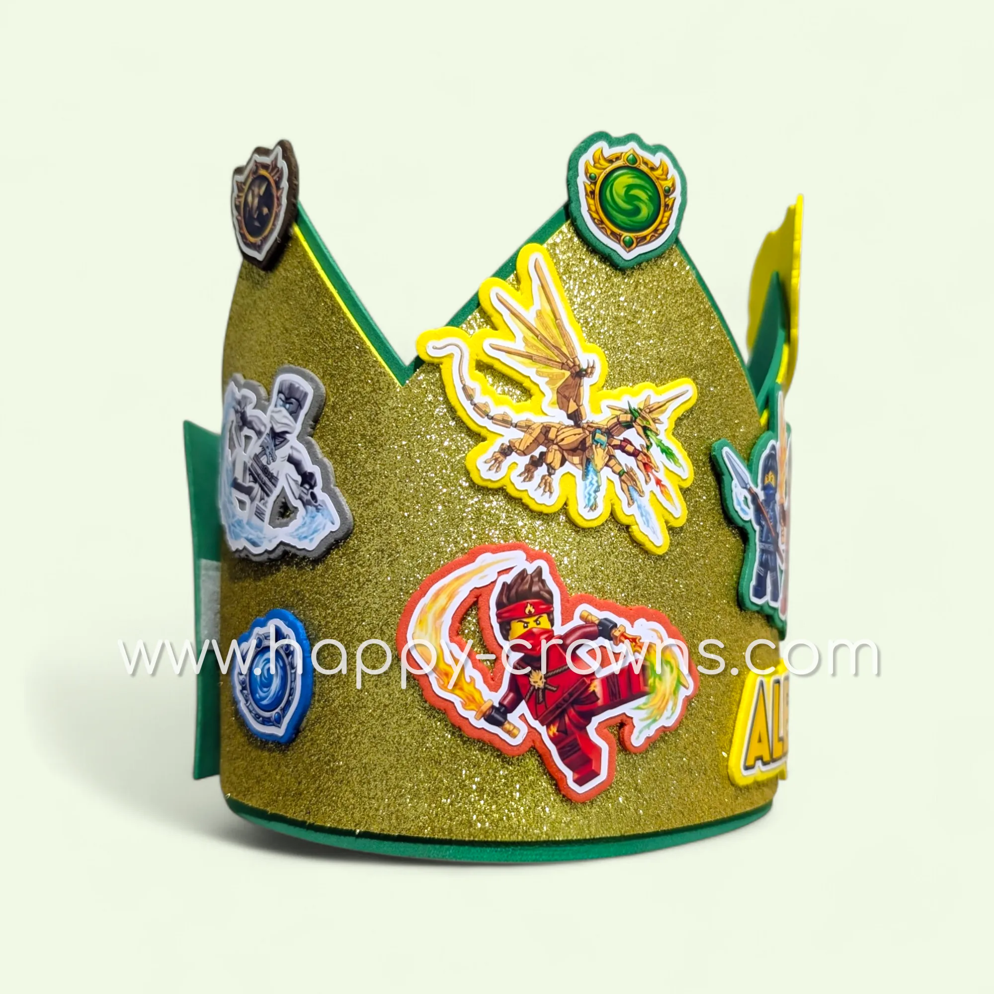 Corona de cumpleaños Ninjago personalizada — 4