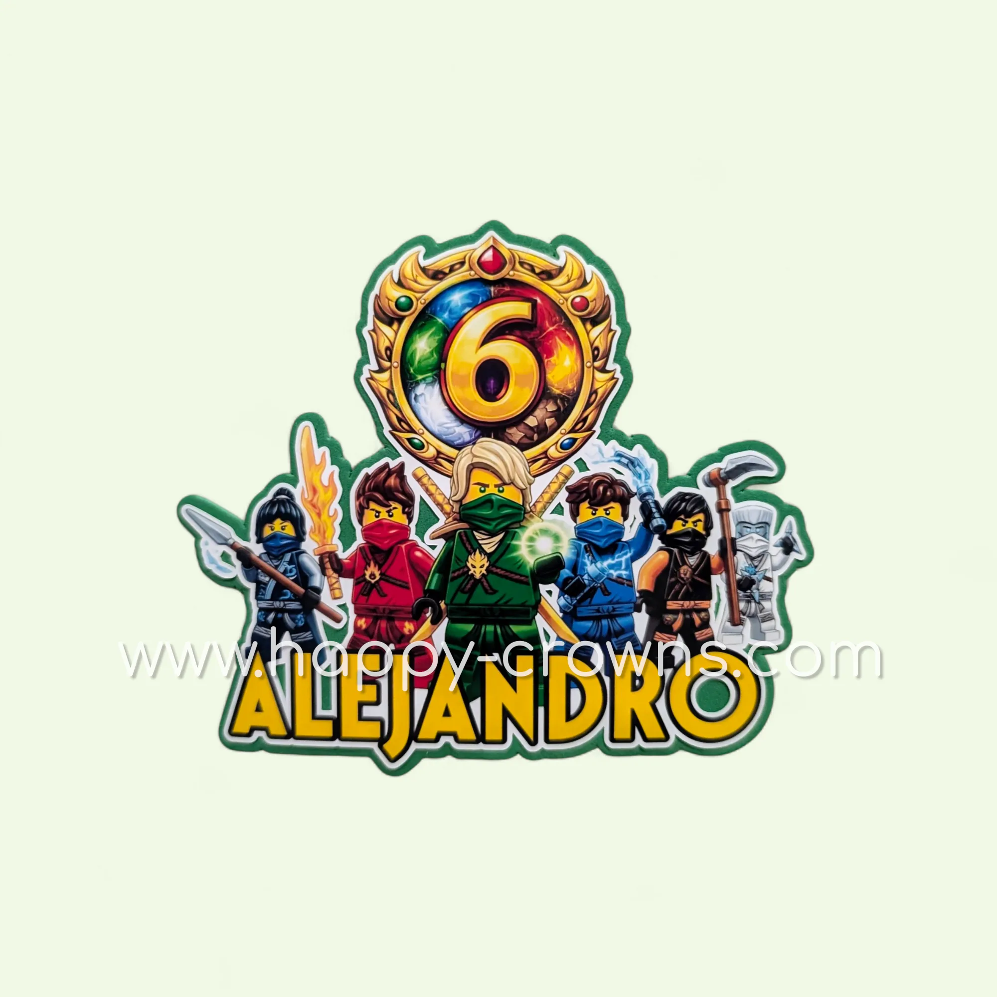 Pack de cumpleaños Ninjago personalizado — 3