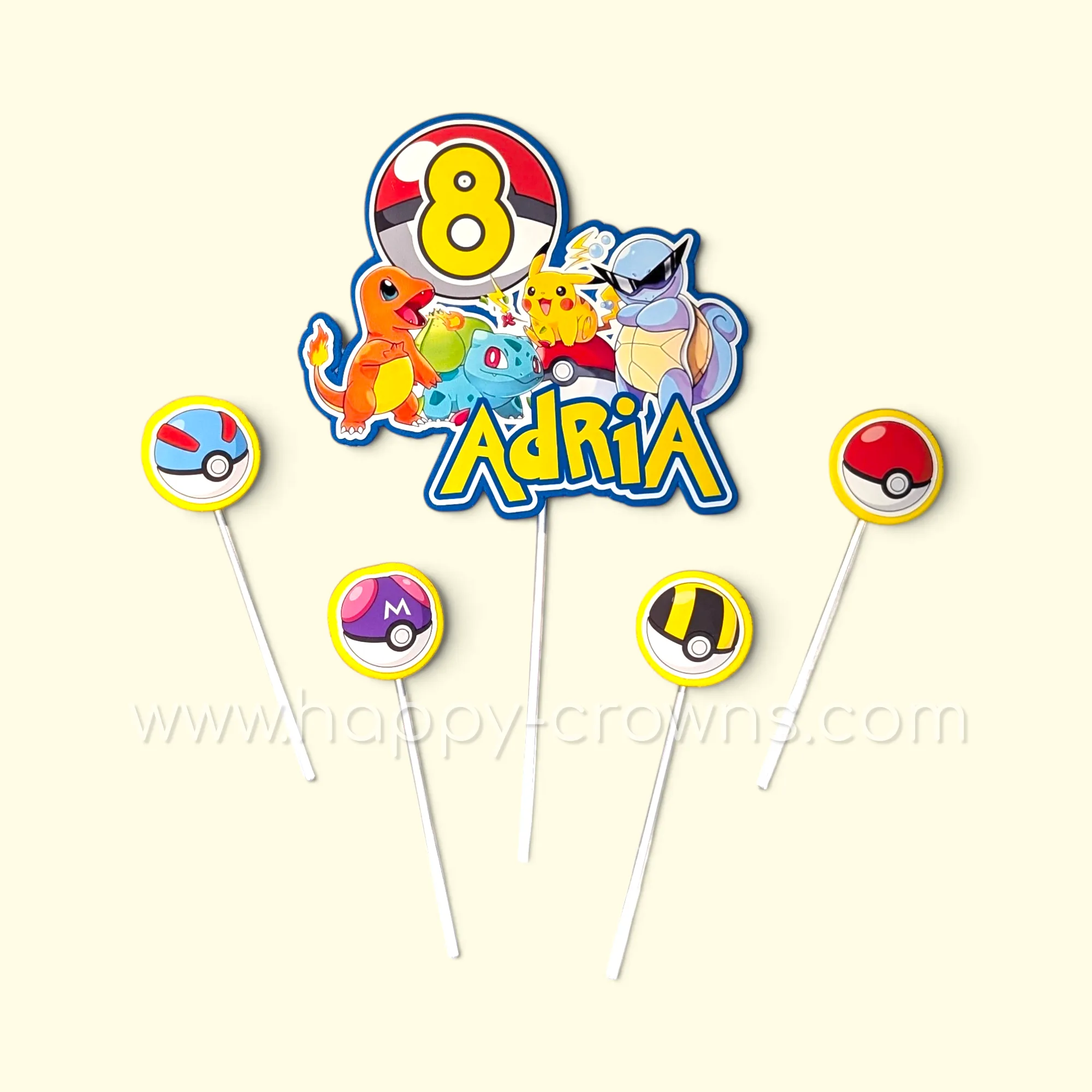 Personalized Pokémon Topper Pack — 2